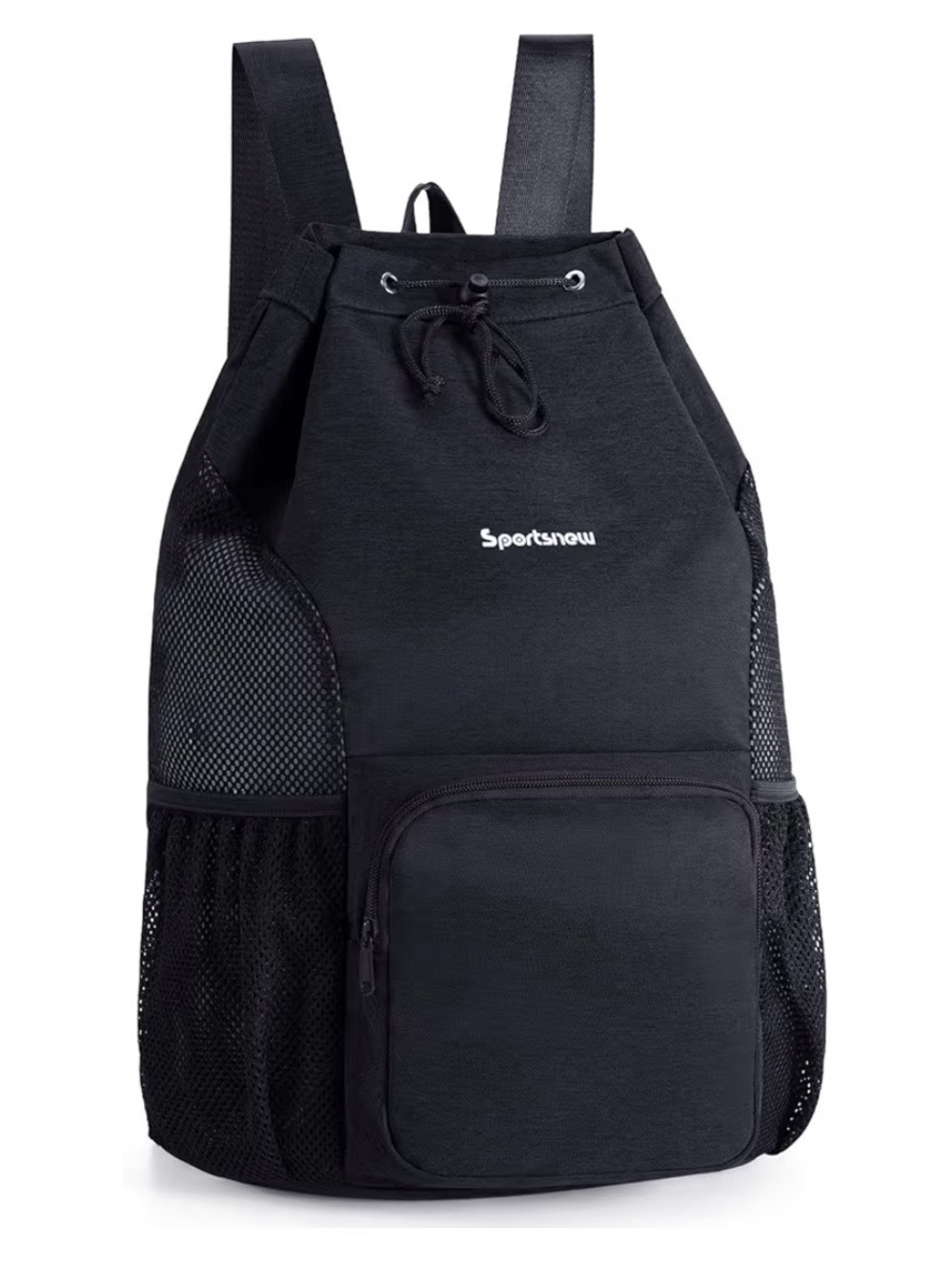 Black Drawstring Backpack